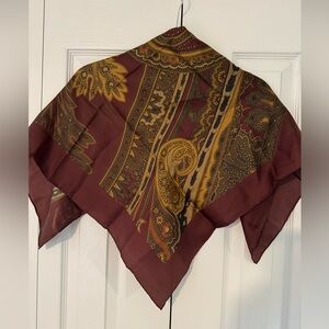 Lauren Ralph Lauren Silk Paisley Square Scarf
